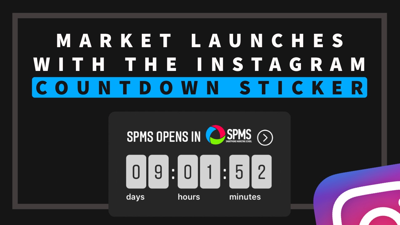 market your launch with the instagram stories countdown sticker - how to make custom instagram stickers